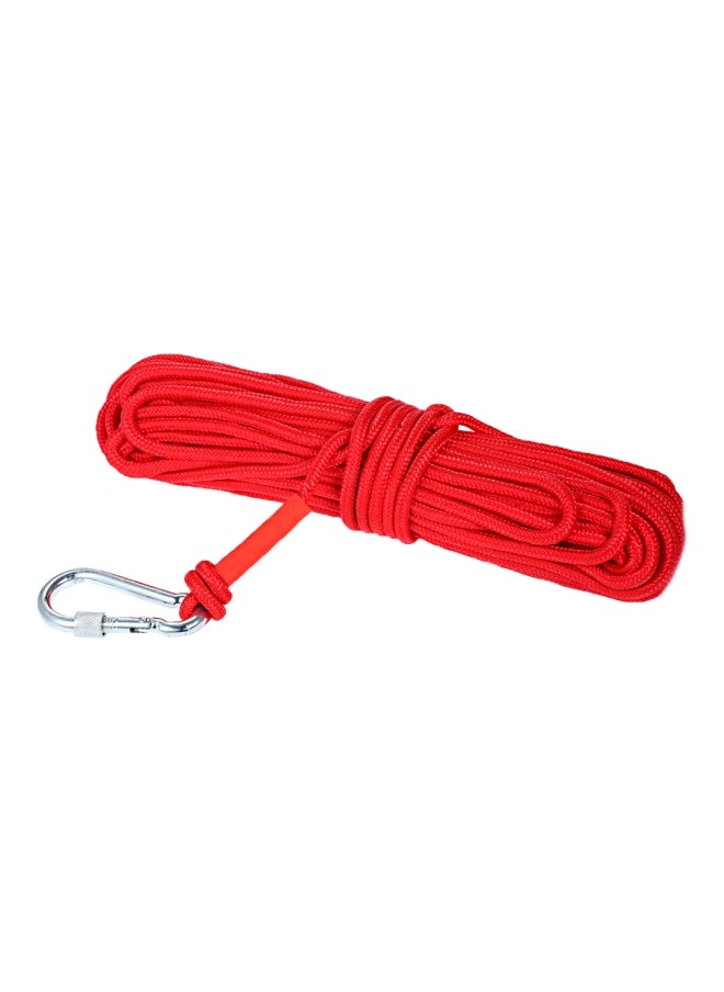 Multi-Functional Nylon Rope With Locking Carabiner 20meter