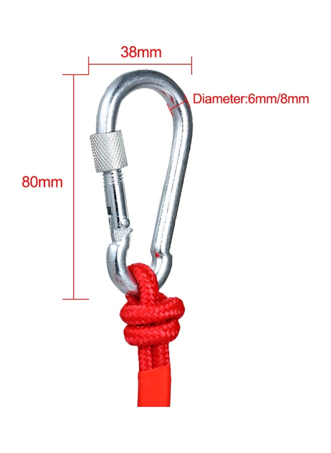 Multi-Functional Nylon Rope With Locking Carabiner 20meter