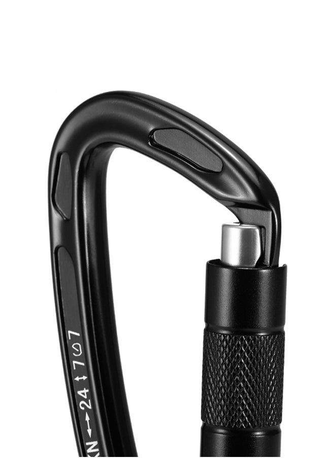 D-Shape Auto Locking Gate Carabiner 11 x 4 x 7cm