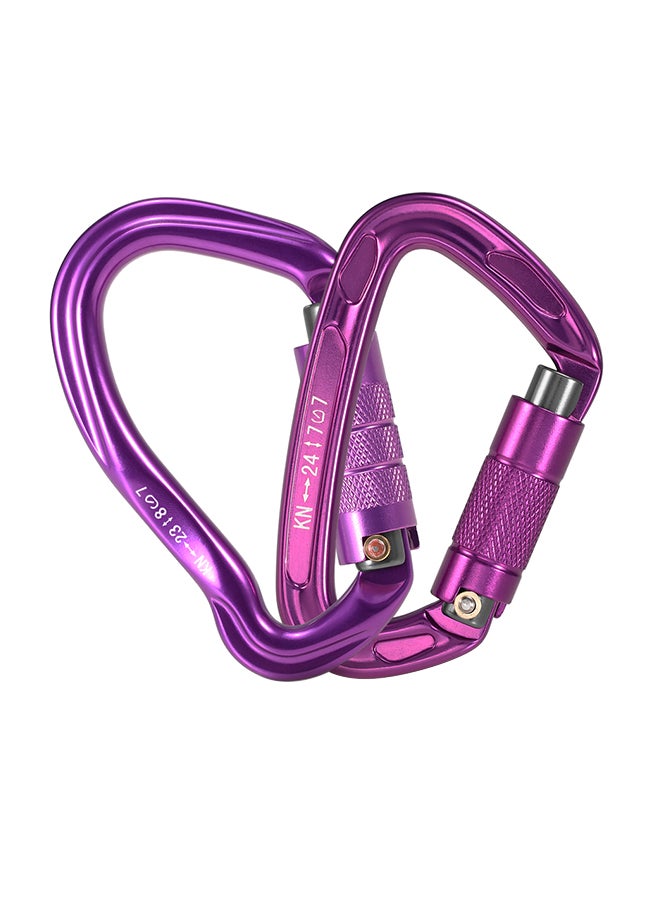 D-Shape Auto Locking Gate Carabiner 11 x 4 x 7cm