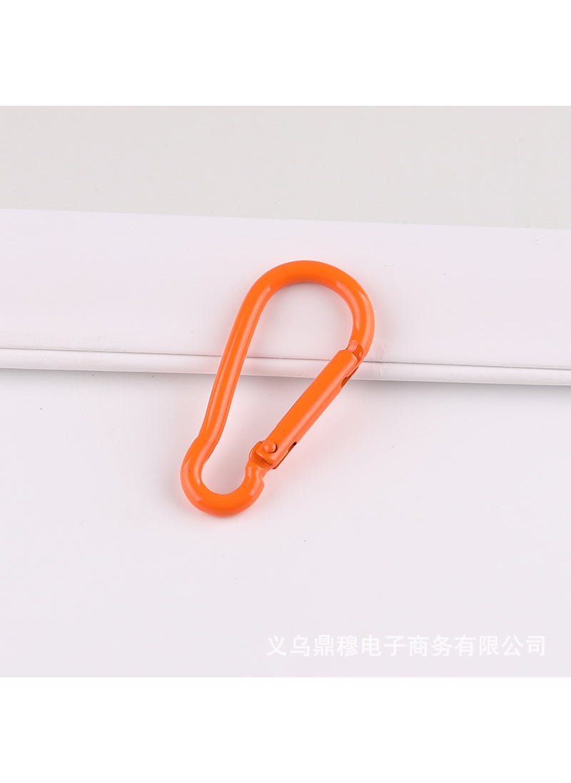 Candy Colored D-ring Carabiner Hooks for DIY Jewelry Orange gourd-shaped