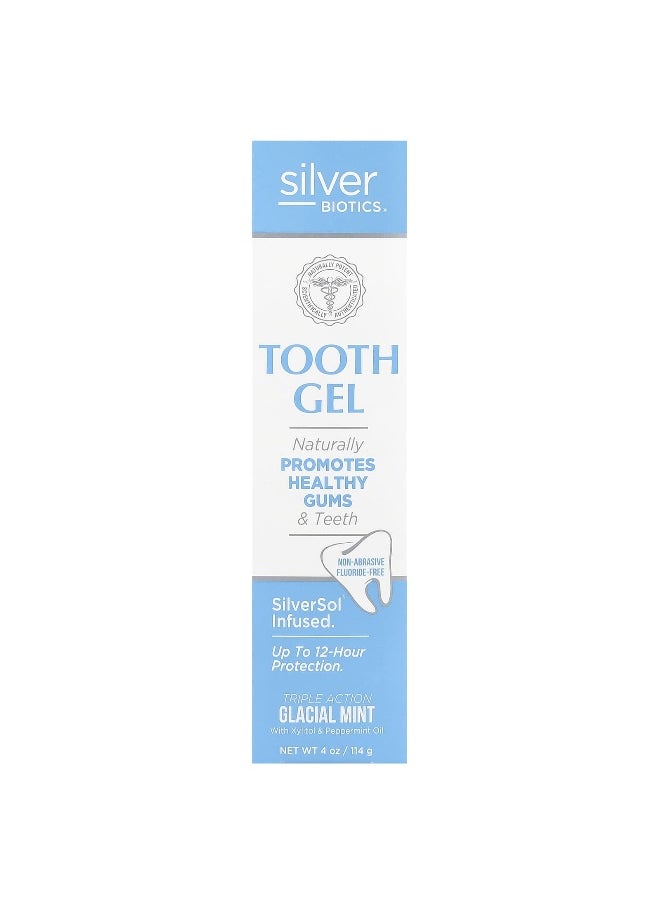 American Biotech Labs, Silver Biotics®, Tooth Gel, Glacial Mint, 4 oz (114 g)
