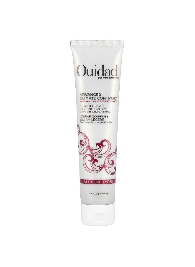 Ouidad, Advanced Climate Control®, Featherlight Styling Cream, 5.7 fl oz (168 ml)