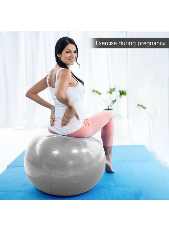 Anti-Burst Yoga Ball With Hand Pump 65cm