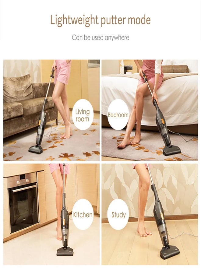 Renewed - Portable Handheld Vacuum Cleaner 600 W DX115C Black/Silver
