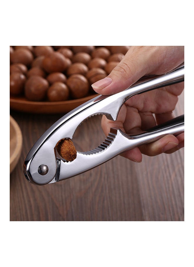 Stainless Steel Nut Opener Silver