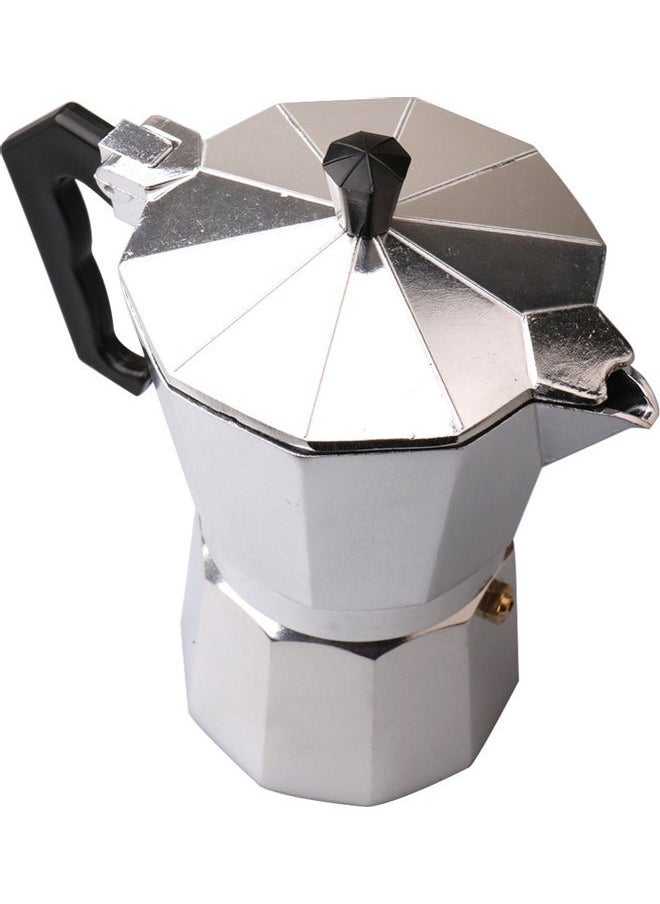 Stove Top Coffee Maker Silver 20.05x14.05x10.3cm