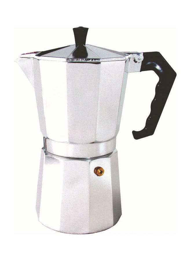 Stove Top Coffee Maker Silver 20.05x14.05x10.3cm