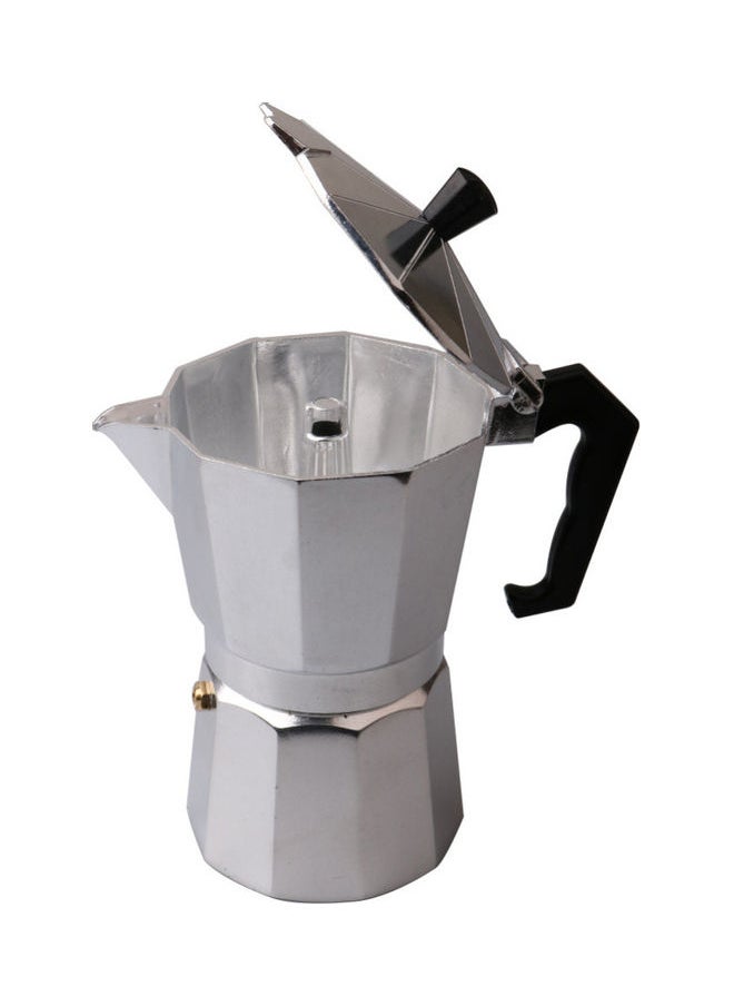 Stove Top Coffee Maker Silver 20.05x14.05x10.3cm