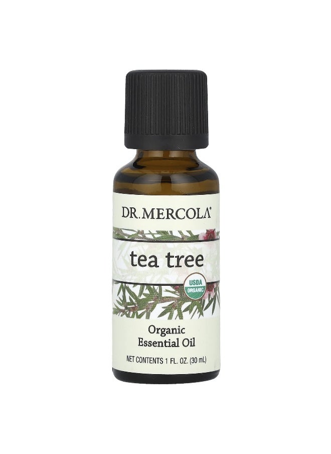 Dr. Mercola, Organic Essential Oil, Tea Tree, 1 fl oz (30 ml)