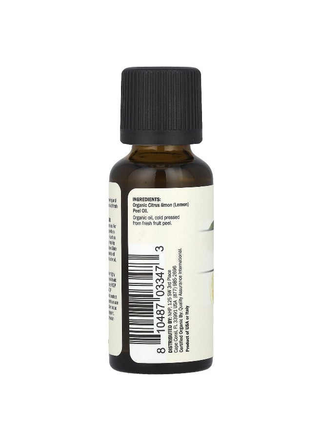 Dr. Mercola, Organic Essential Oil, Lemon, 1 fl oz (30 ml)