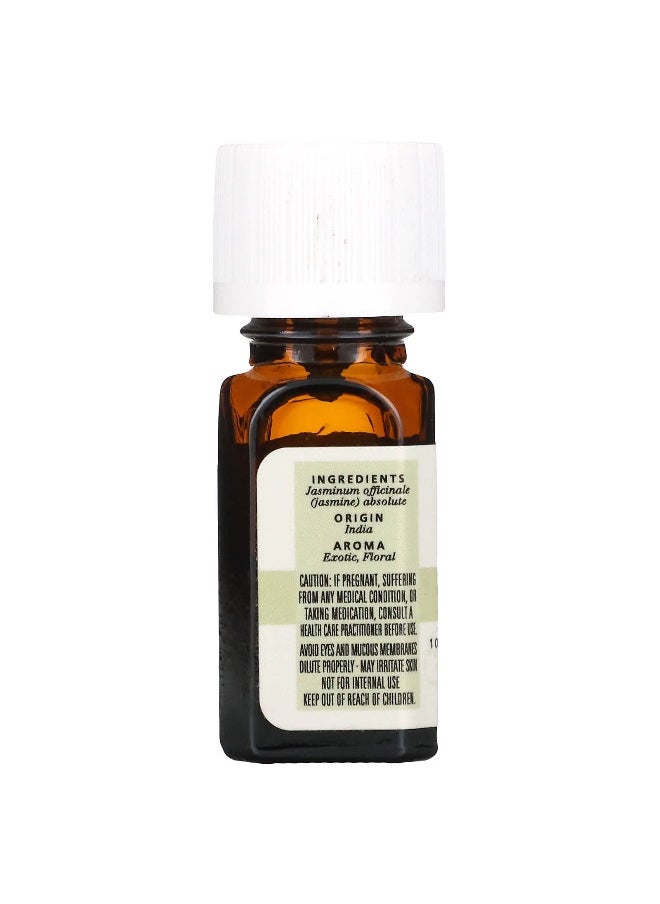 Aura Cacia, 100% Pure Essential Oil, Jasmine Absolute, 0.125 fl oz (3.7 ml)