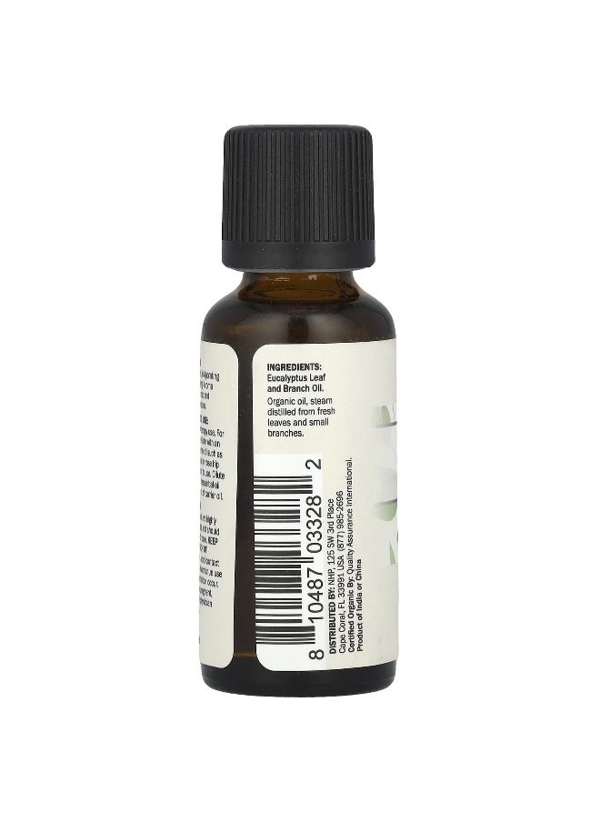 Dr. Mercola, Organic Essential Oil, Eucalyptus, 1 fl oz (30 ml)
