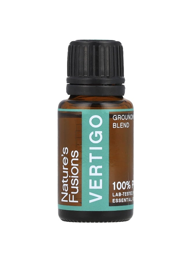 Nature's Fusions, 100% Pure Essential Oil, Vertigo, 15 ml