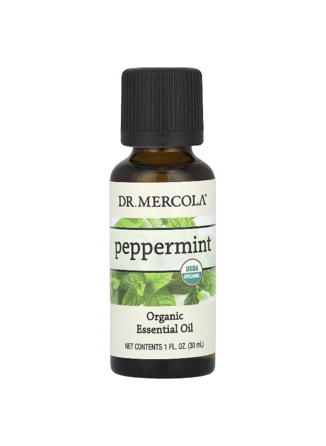 Dr. Mercola, Organic Essential Oil, Peppermint , 1 fl oz ( 30 ml)