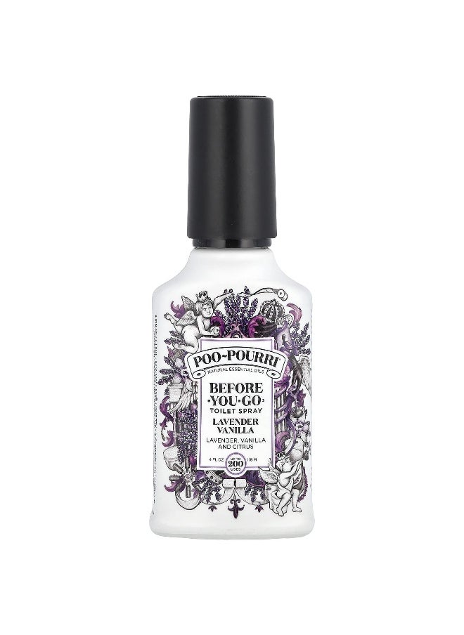 Poo-Pourri, Before-You-Go® Toilet Spray, Lavender Vanilla, 4 fl oz (118 ml)