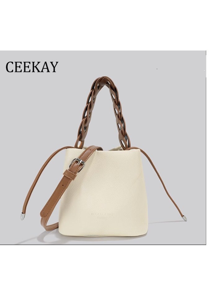 Water Bucket High-End Feeling Light Luxury Crossbody Bag