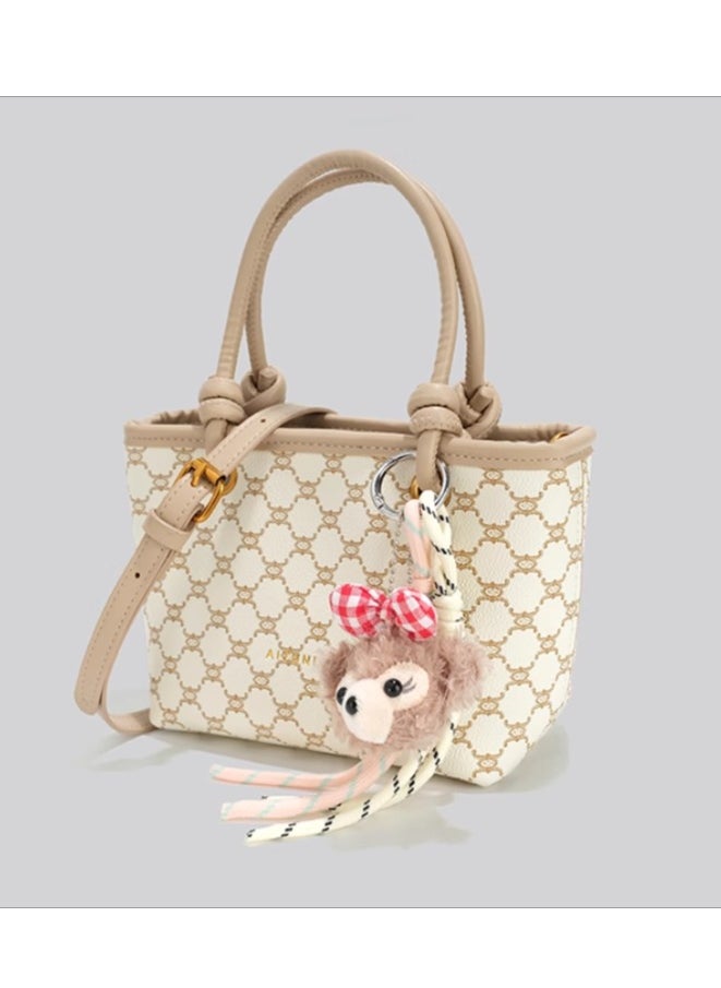 Female High-End Light luxury Niche Retro Small Tote Crossbody Bag