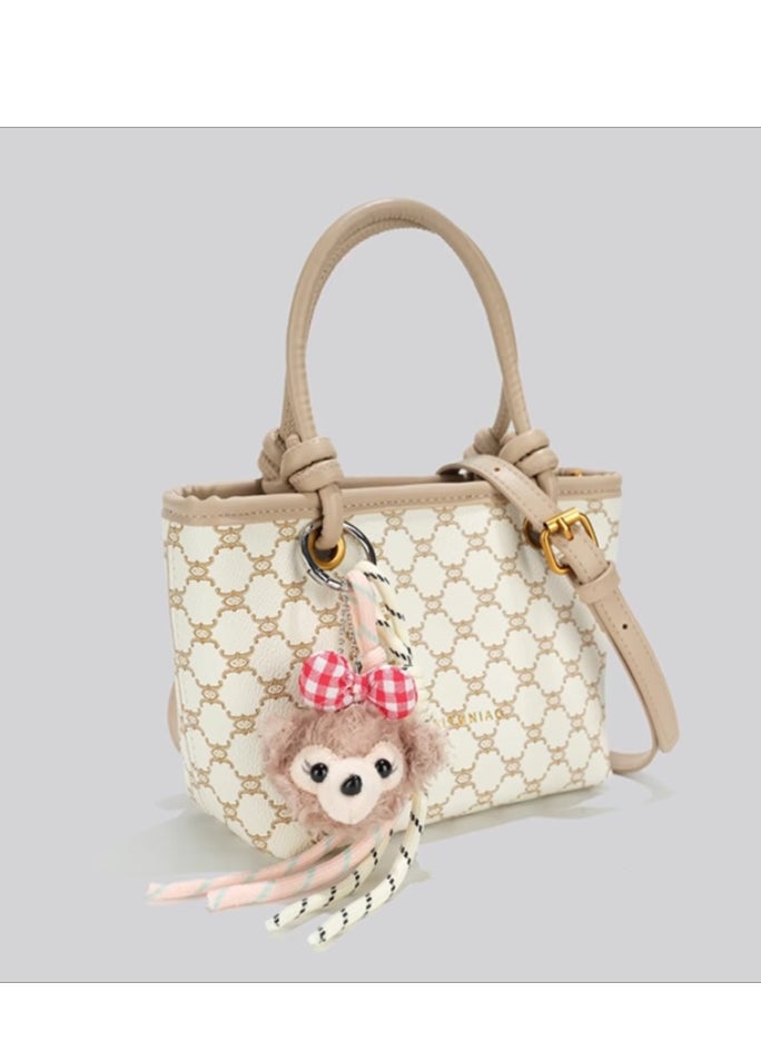Female High-End Light luxury Niche Retro Small Tote Crossbody Bag