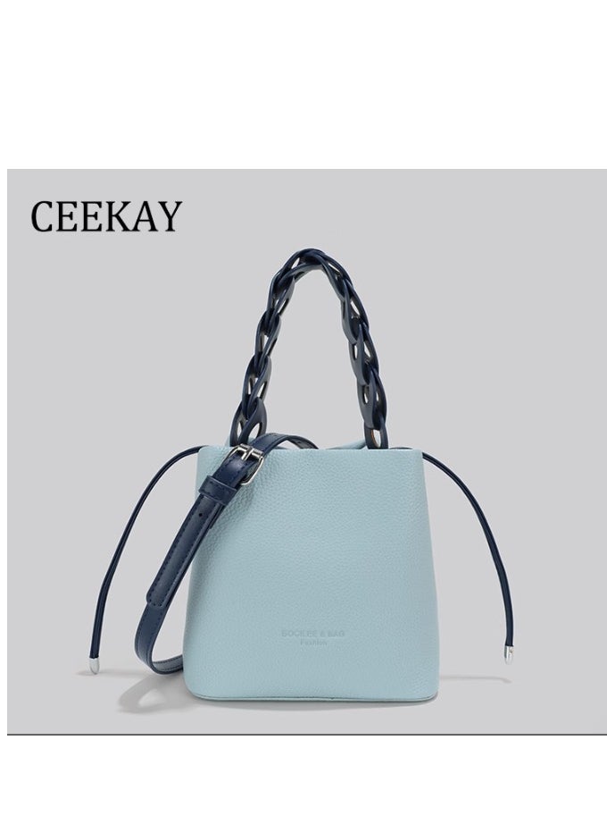 Water Bucket High-End Feeling Light Luxury Crossbody Bag
