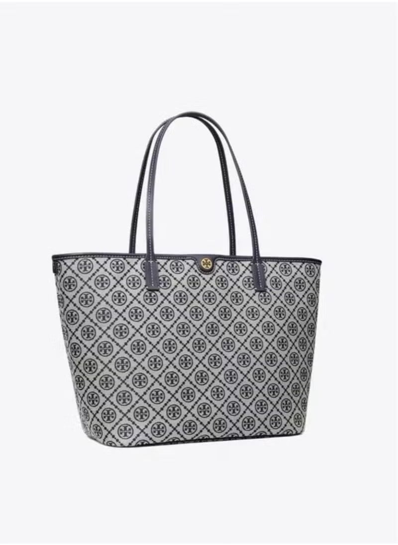 Tory Burch T Monogram Classic Print Tote Bag Shopping Bag Shoulder Bag