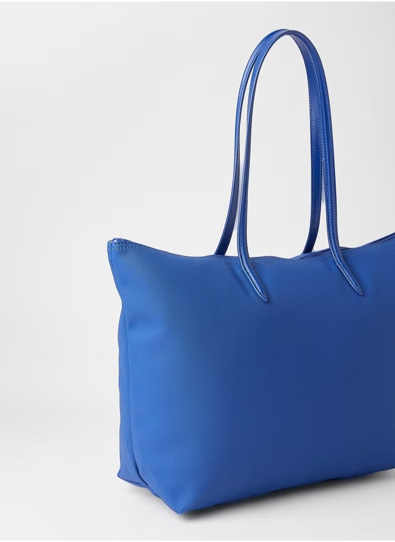LACOSTE L.12.12 Concept Zip Tote Bag Blue