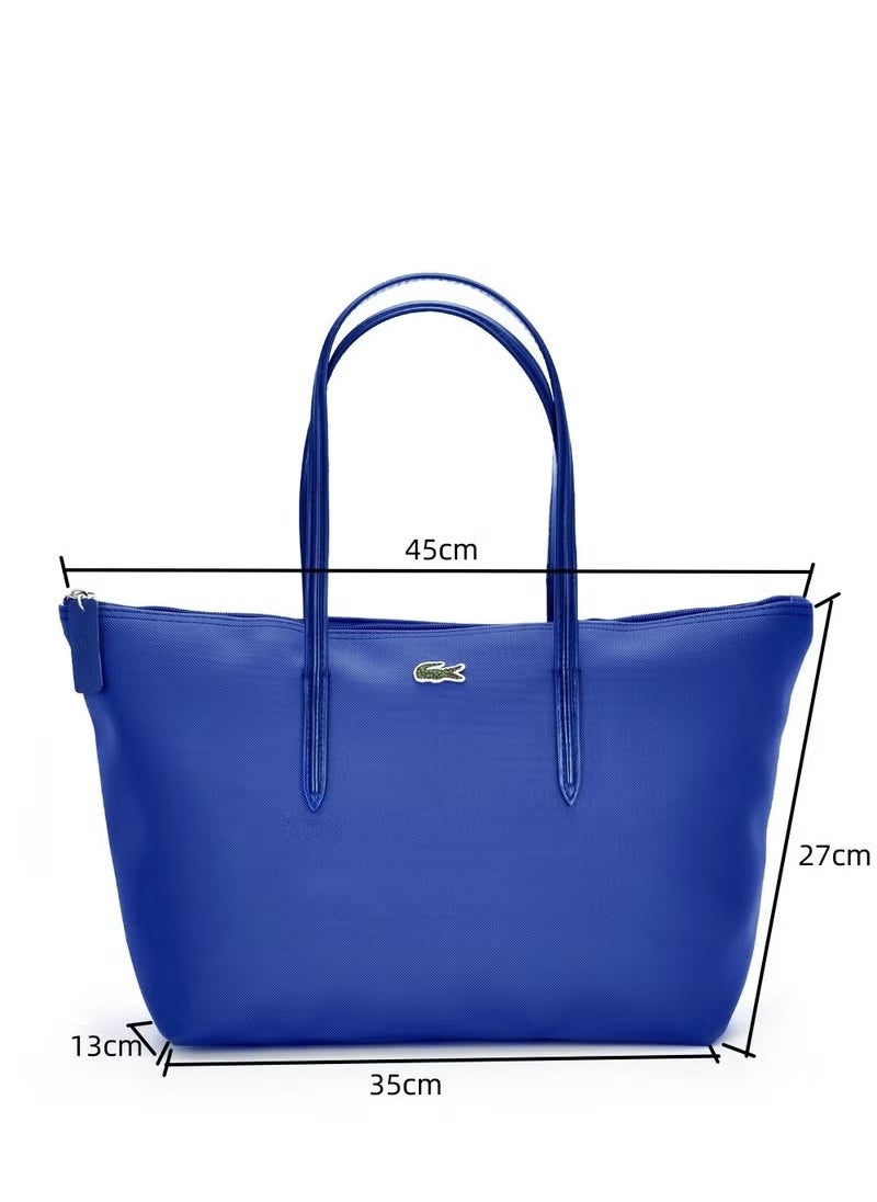 LACOSTE Lacoste Tote Bag Large Size Blue Color