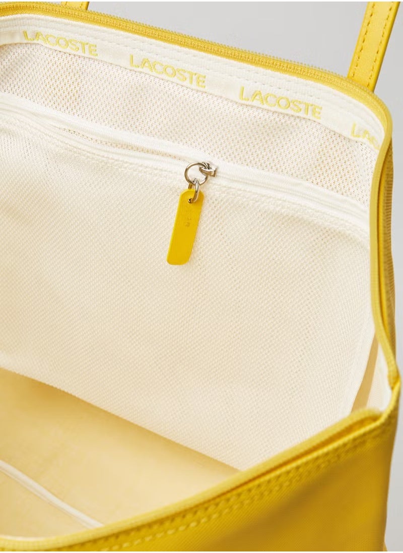 LACOSTE L.12.12 Concept Zip Tote Bag Yellow