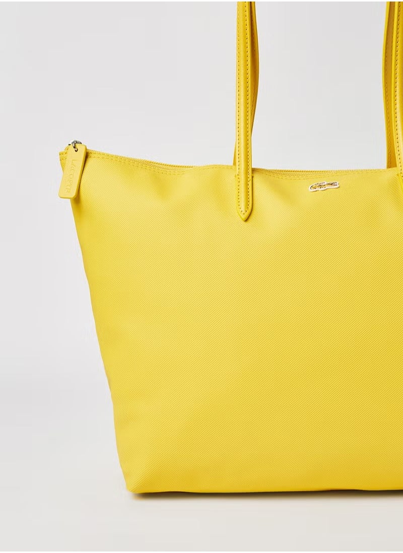 LACOSTE L.12.12 Concept Zip Tote Bag Yellow