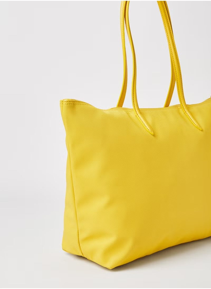 LACOSTE L.12.12 Concept Zip Tote Bag Yellow
