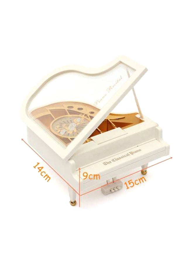 Musical Piano Box With Dancing Girl