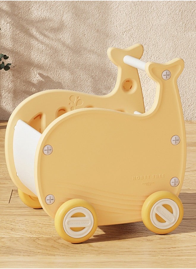 Kids Supermarket Shopping Cart Simulation Toy For Baby Storage Trolleys
