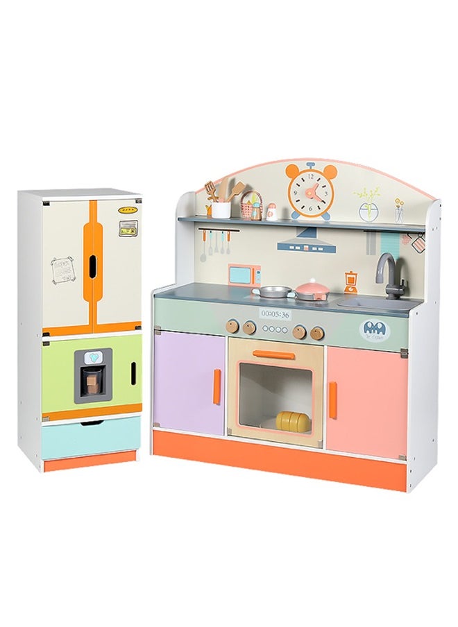 Fun And Colorful Children'S Simulation Kitchen Toy Set, Open The Baby'S Cooking World