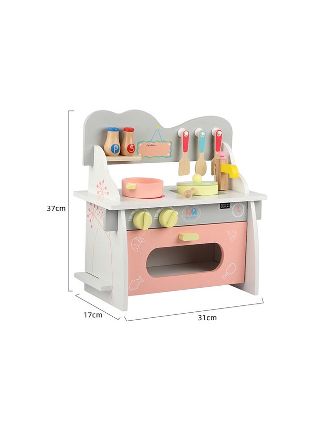 Fun Wooden Children'S Kitchen Toy Stove To Stimulate Baby Cooking Ideas