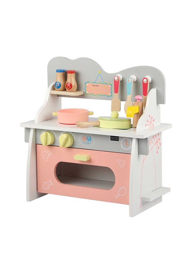 Fun Wooden Children'S Kitchen Toy Stove To Stimulate Baby Cooking Ideas