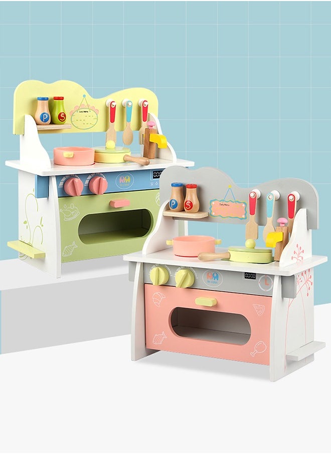Fun Wooden Children'S Kitchen Toy Stove To Stimulate Baby Cooking Ideas