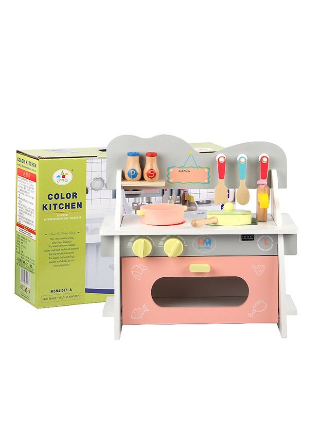 Fun Wooden Children'S Kitchen Toy Stove To Stimulate Baby Cooking Ideas