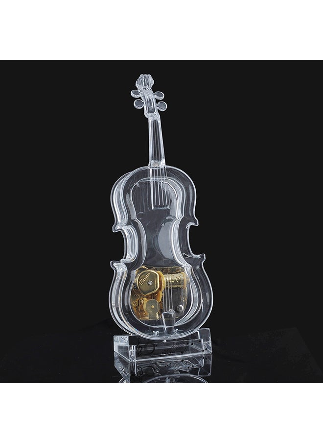 Mechanical Violin Shape Music Box