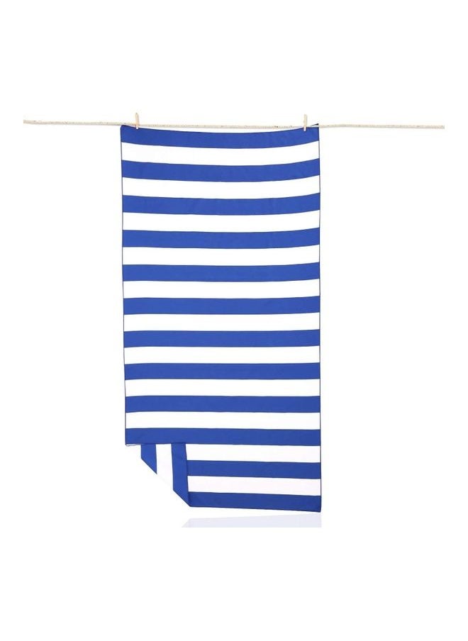Microfiber Quick-Drying Towel Blue/White 90x170cm