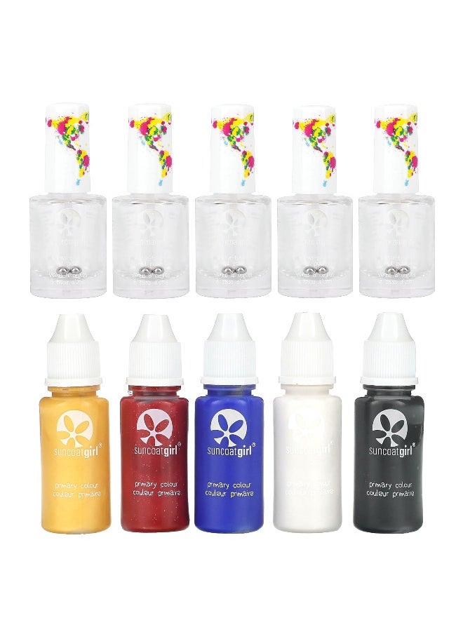 SuncoatGirl, Water-Based Nail Polish Color Creation Kit, 10 Piece Kit