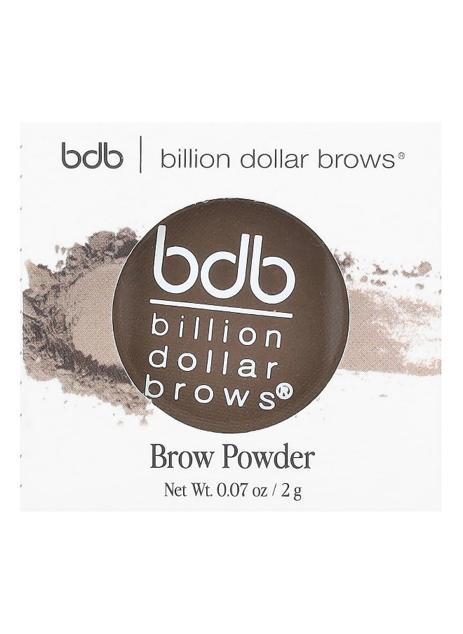 Billion Dollar Beauty, Billion Dollar Brows, Brow Powder, Taupe, 0.07 oz (2 g)
