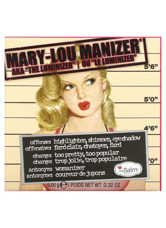 theBalm Cosmetics, Mary-Lou Manizer, Highlighter & Shadow,  0.32 oz (9.06 g)