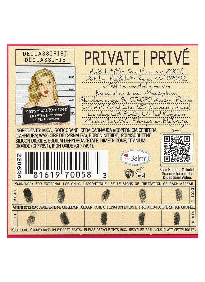 theBalm Cosmetics, Mary-Lou Manizer, Highlighter & Shadow,  0.32 oz (9.06 g)
