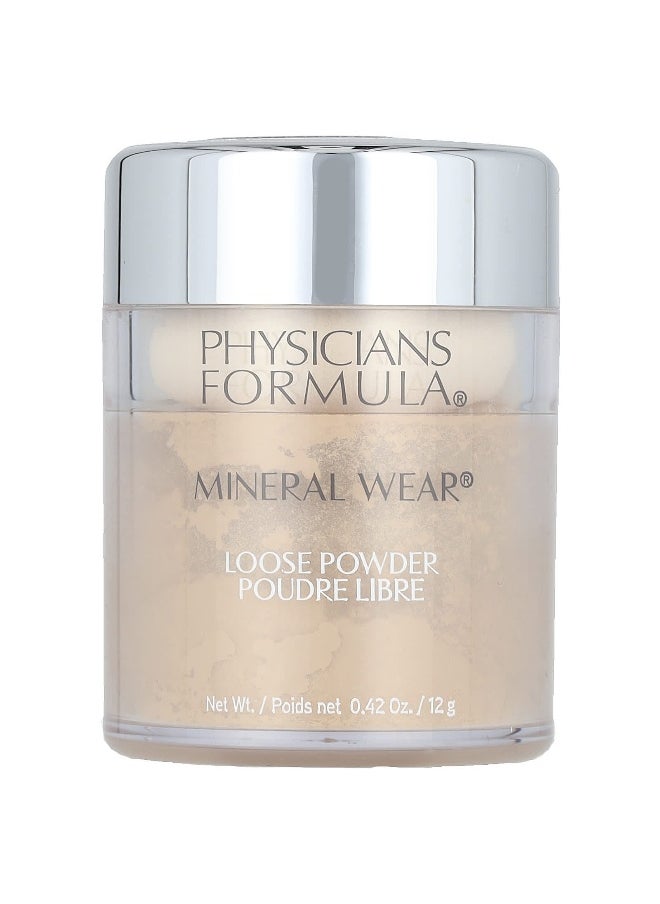 Physicians Formula, Mineral Wear, Loose Powder, PF10949 Creamy Natural, 0.42 oz (12 g)