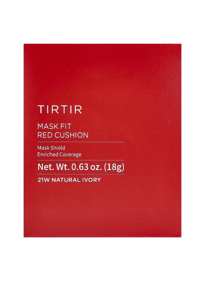 TIRTIR, Mask Fit Red Cushion, 21W Natural Ivory, 0.63 oz (18 g)