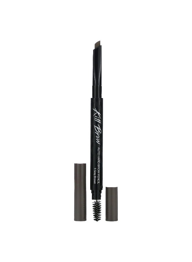 Clio, Kill Brow, Auto Hard Brow Pencil, 05 Gray Brown, 0.01 oz (0.31 g)