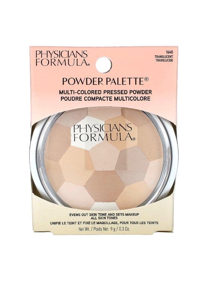Physicians Formula, Powder Palette, Multi-Colored Pressed Powder, 1640 Translucent, 0.3 oz (9 g)