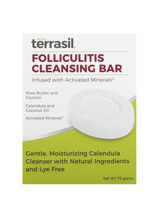 Terrasil, Folliculitis Cleansing Bar, 75 g