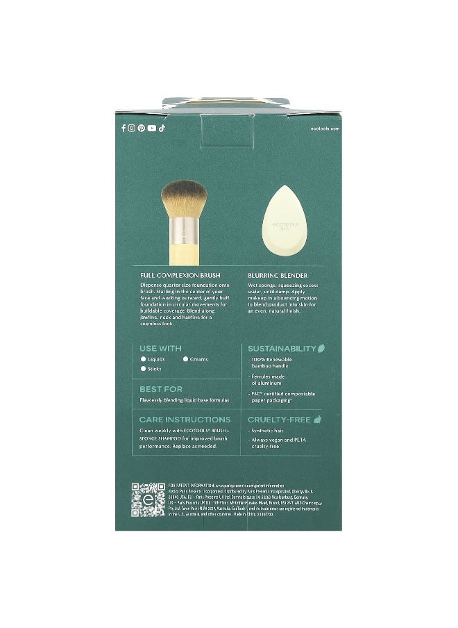 EcoTools, Blend + Blur Duo, 2 Piece Set