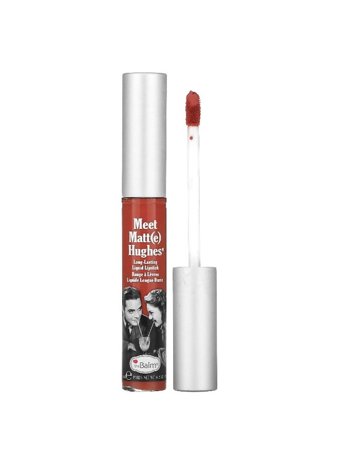 theBalm Cosmetics, Meet Matt(e) Hughes, Long-Lasting Liquid Lipstick, Committed, 0.25 fl oz (7.4 ml)